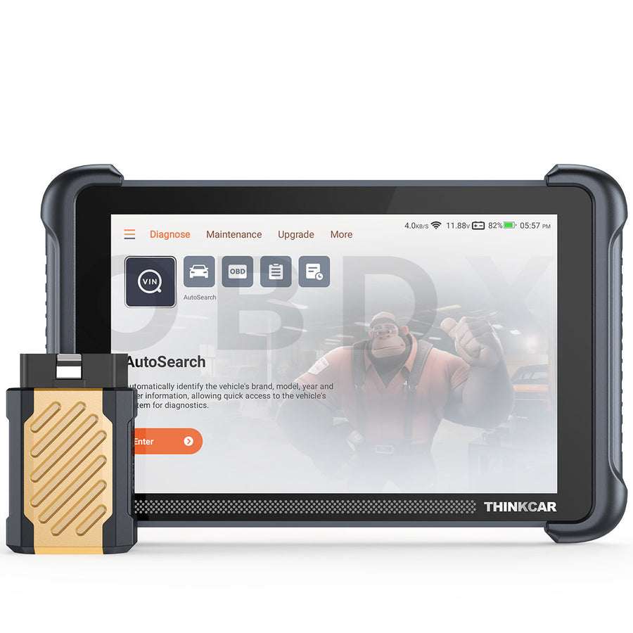 THINKCAR THINKSCAN 689BT Dvikryptis OBD2 Skaitytuvas – ECU Kodavimas, Visų Sistemų Diagnostika ir Nemokami Atnaujinimai Visam Laikui