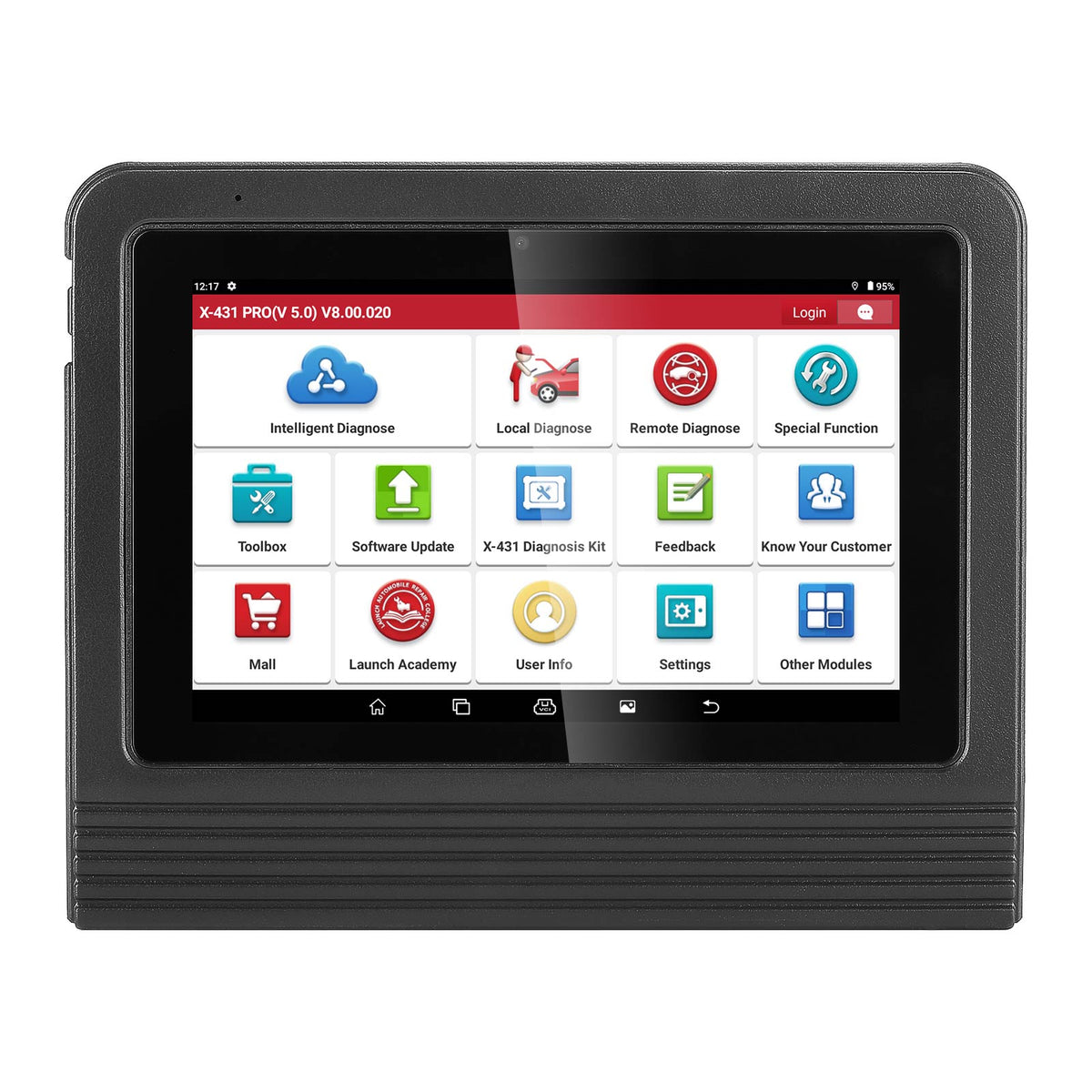 LAUNCH X-431 PRO V5.0 – belaidė visų sistemų diagnostika su ECU kodavimu, CAN FD ir DoIP