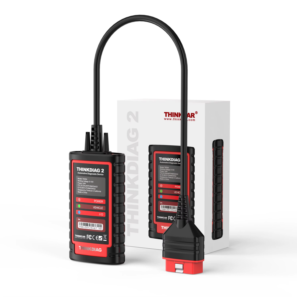 THINKCAR ThinkDiag 2 – visų sistemų Bluetooth OBD2 diagnostika su CAN FD