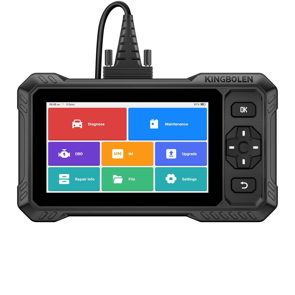 KINGBOLEN S6 Elite – visų sistemų diagnostika su aktyviais testais ir CAN FD