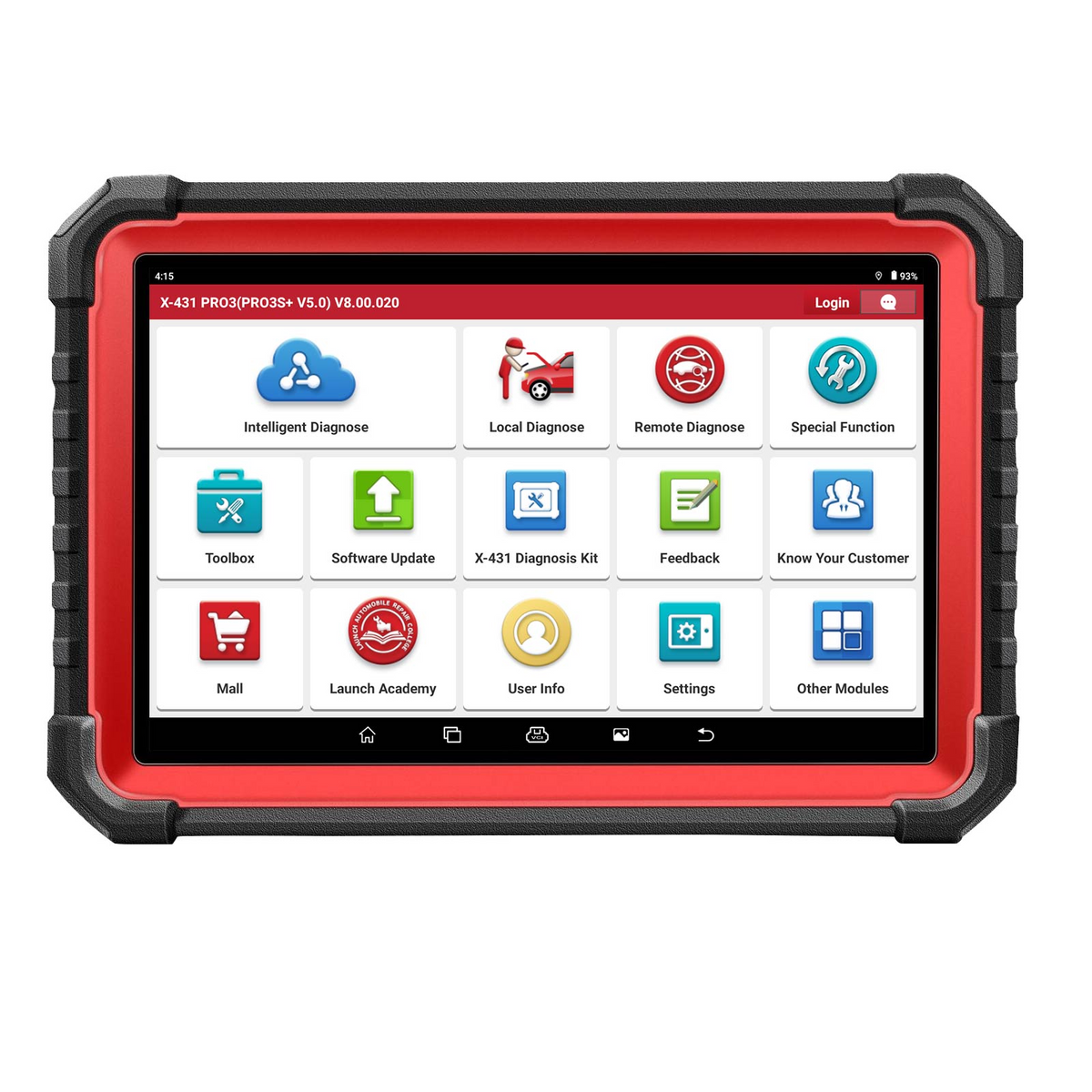 LAUNCH X-431 PRO3S+ Elite – profesionali diagnostika su „SmartLink C V2.0“ ir J2534