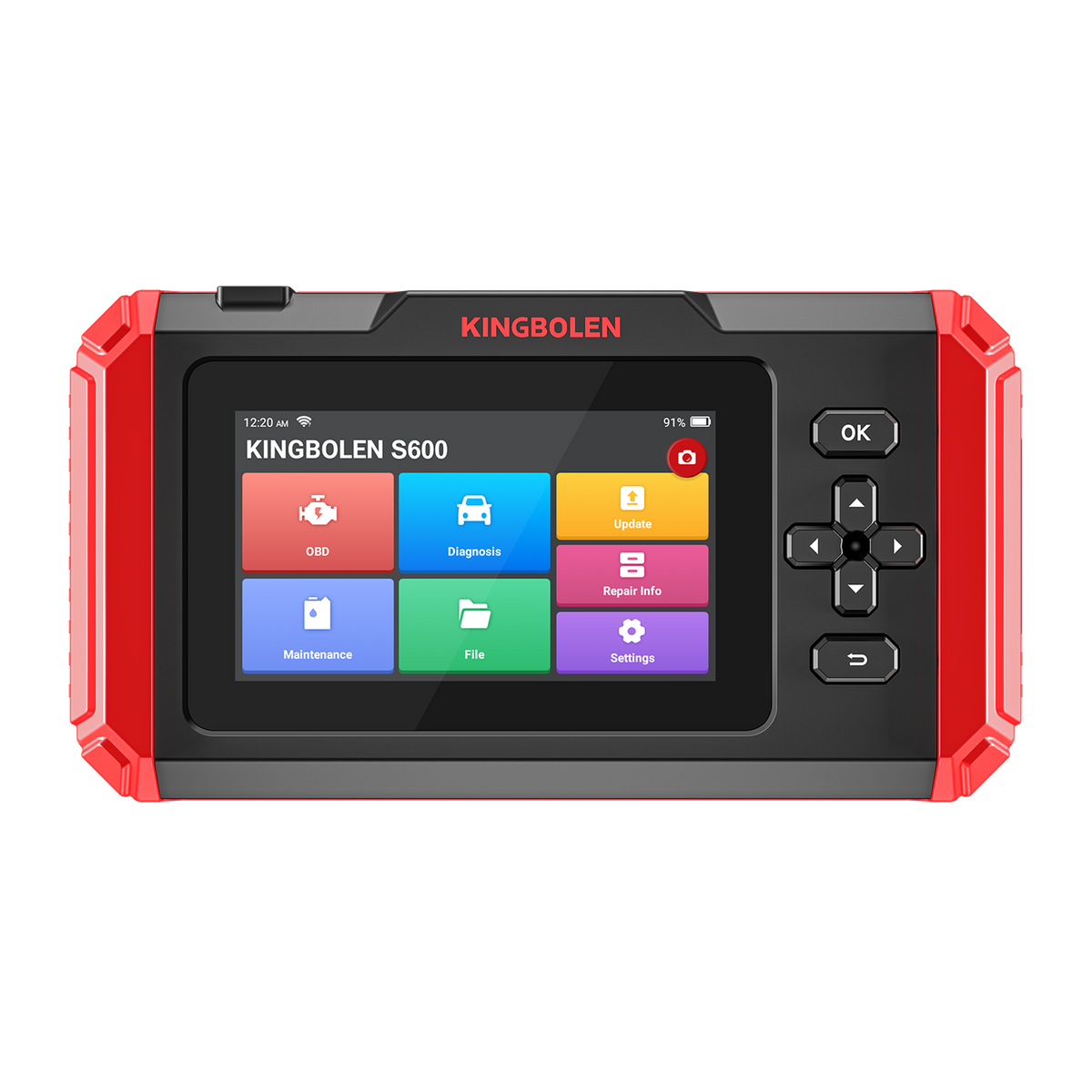 KINGBOLEN S600 – 4 sistemų automobilio diagnostika su 8 serviso funkcijomis