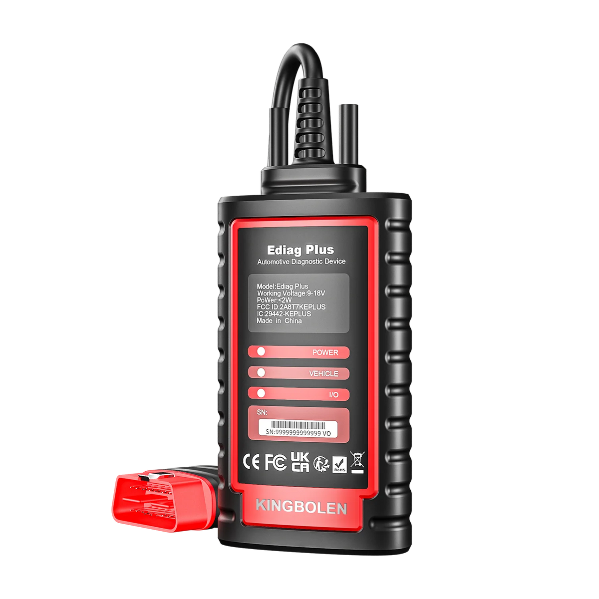 KINGBOLEN Ediag Plus – Bluetooth diagnostika su ECU kodavimu ir CAN FD